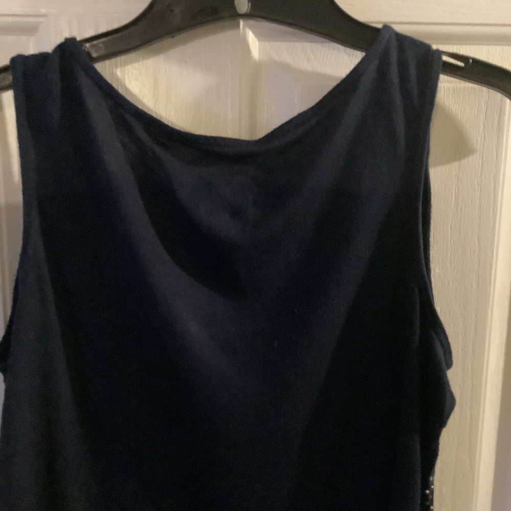 INC Brand Navy Blue Tank Top in size Petite Medium. - Picture 4 of 7